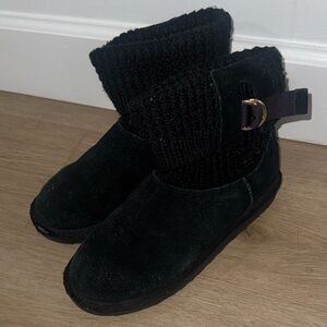 UGG Classic Solene Mini Black Ankle Winter Boots